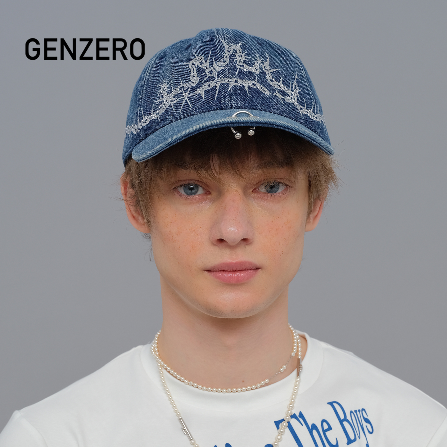 GENZERO镶钻刺绣皇冠棒球帽帽子