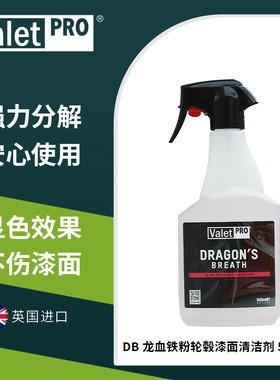 ValetPro柑橘柏油沥青TGR粘胶去除剂DB龙血铁粉轮毂漆面清洁进口