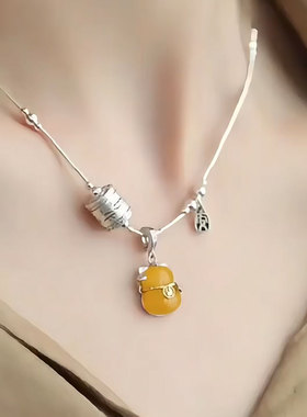 925银轻奢高级感精致招财猫吊坠