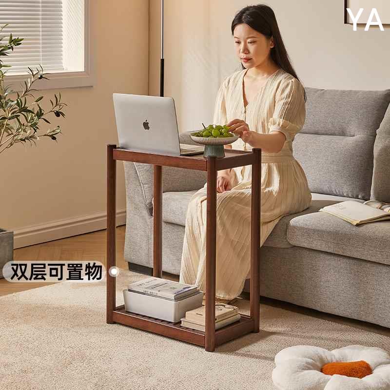 家逸边几可移动角几茶几沙发边桌实木小户型边柜侧边柜客厅新款