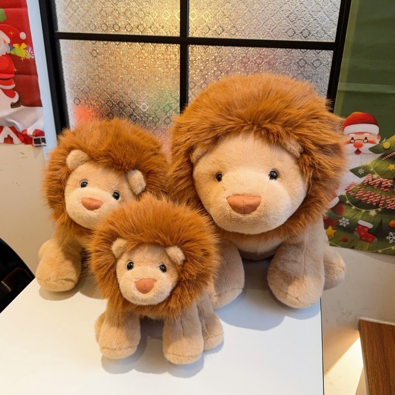 萌趣可爱狮子公仔毛绒玩偶