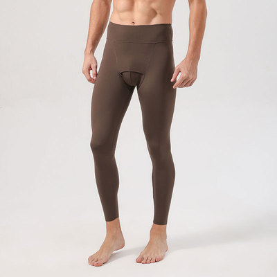 U型鸟巢裤秋冬男士打底高腰芭比裤保暖裤防风保暖塑形横开门禁裤