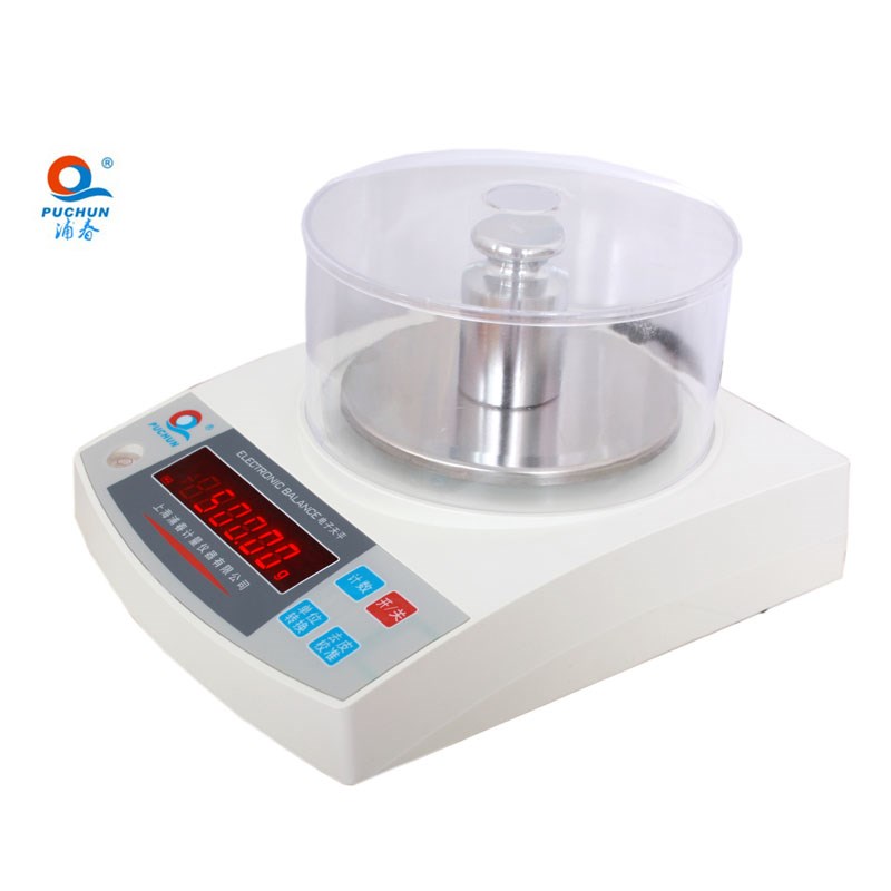 2023上海浦春充电式电子天平秤200g/500g/1000g/1kg/2kg/3kg/0.1g