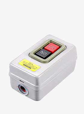 BS230B动力控制三相电机启动按钮220 380V压扣开关押扣灰色7.5kw