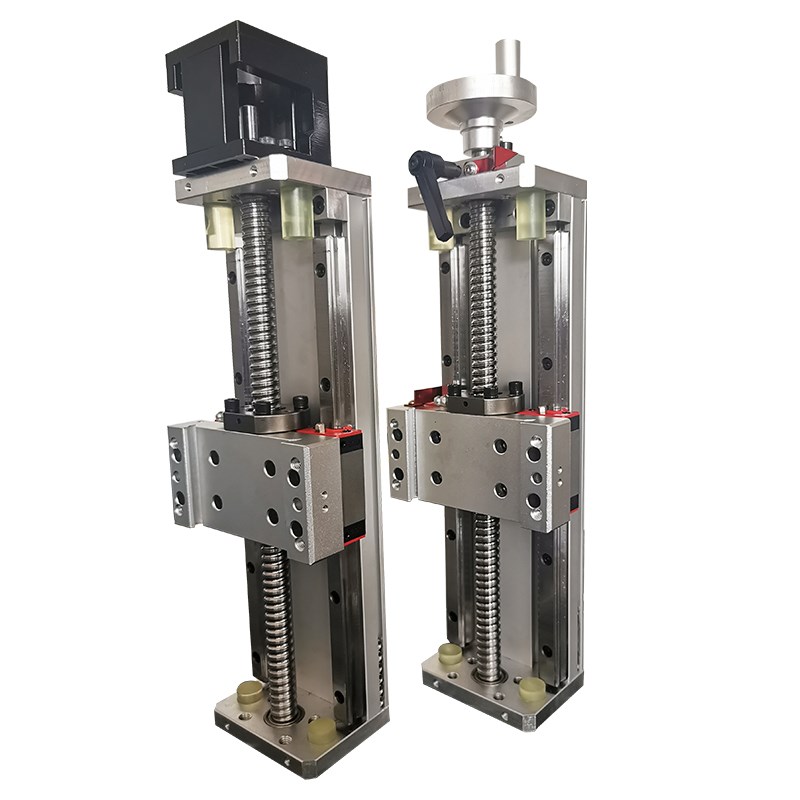 LZPYKR60F型材一字手摇直线导轨精密1605滚珠丝杆电动滑台模组