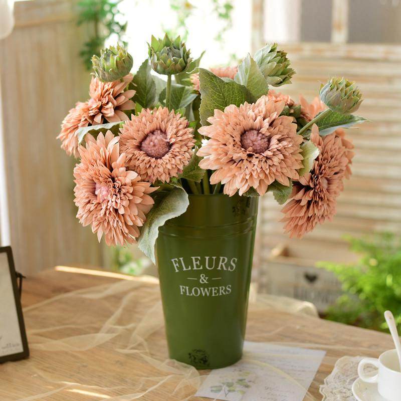 向日葵仿真花束客厅餐桌摆放干花假花摆件装饰插花艺手捧花摆设,家居饰品,仿真花/假花,淘宝优惠券,粉丝福利购,淘宝优惠卷