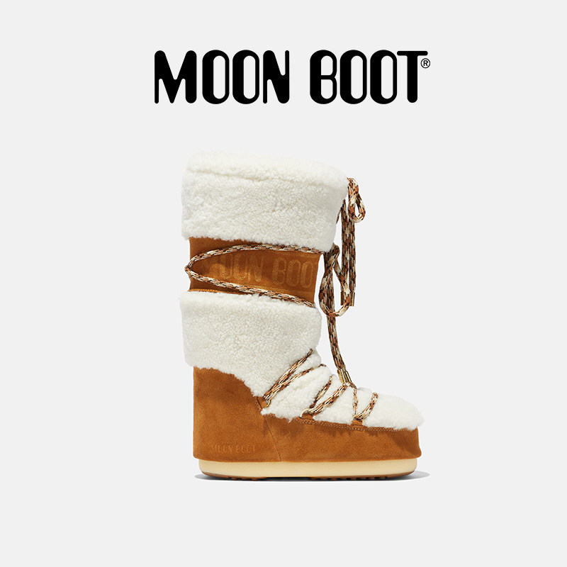【礼物】【明星同款】Moon Boot经典款男女同款ICON高筒雪地靴