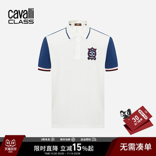 Class卡沃利 POLO衫 凉感防晒 短袖 男商务翻领T恤 抗菌 Cavalli
