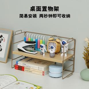 多层收纳架落地客厅置物架子卧室藤编家用实木吊篮储物架布衣书报