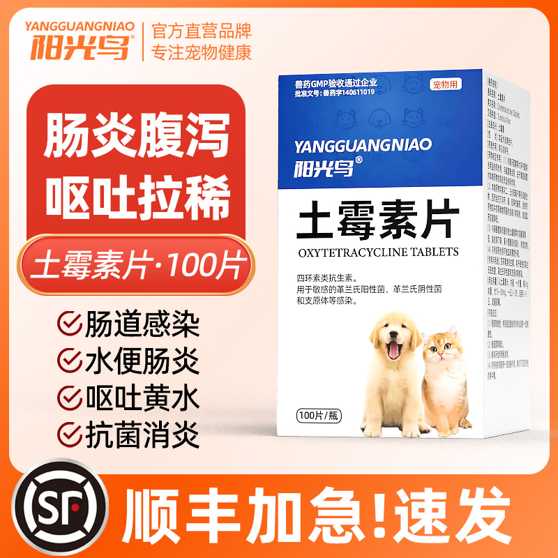 猫咪狗狗肠炎腹泻呕吐消炎药