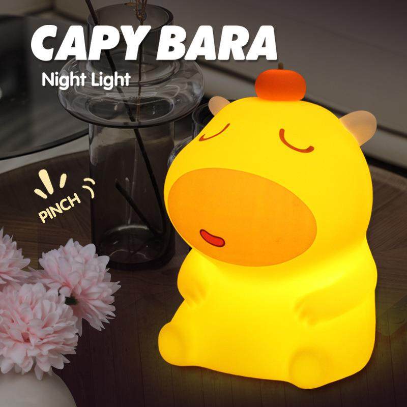 CAPYBARA LAMP | 卡皮巴拉 水豚噜噜小夜灯 豚门保佑 情绪超稳定