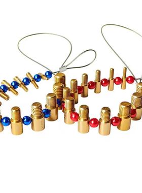 26PCS公英制螺纹检查器螺母和螺栓螺丝检查器(26件一串)量规工具