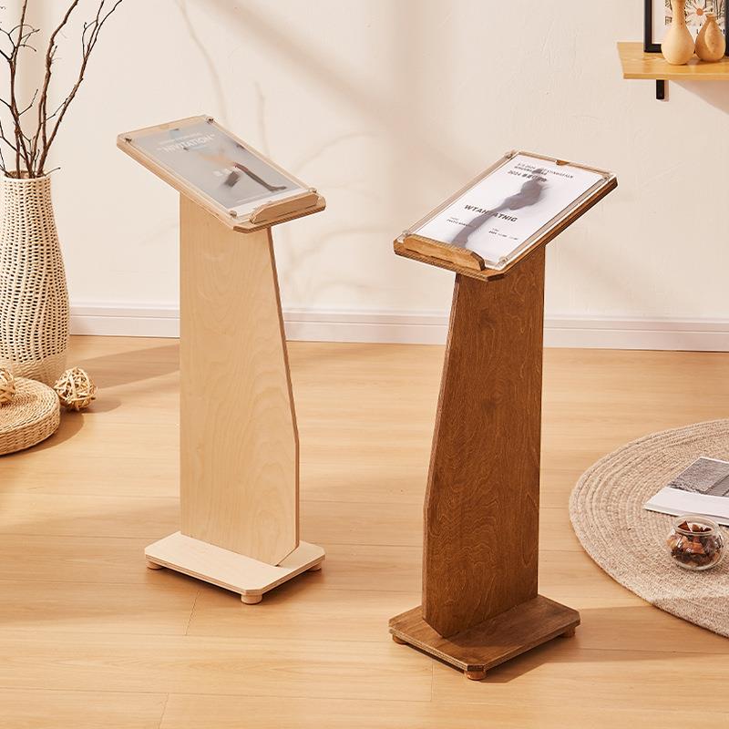 亚克力立牌4S店展示架价目表展示牌餐厅酒店商场立式落地式架子