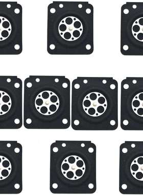 1套10个192化油器修理配件 油锯化油器膜片 垫片套装 ZHT-003