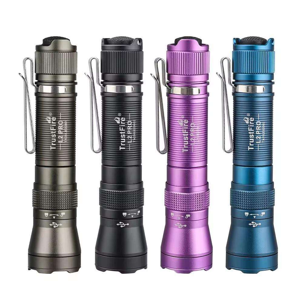 TrustFire L2 Pro手电筒1000流明14500应急搜索防水IP68迷你电筒
