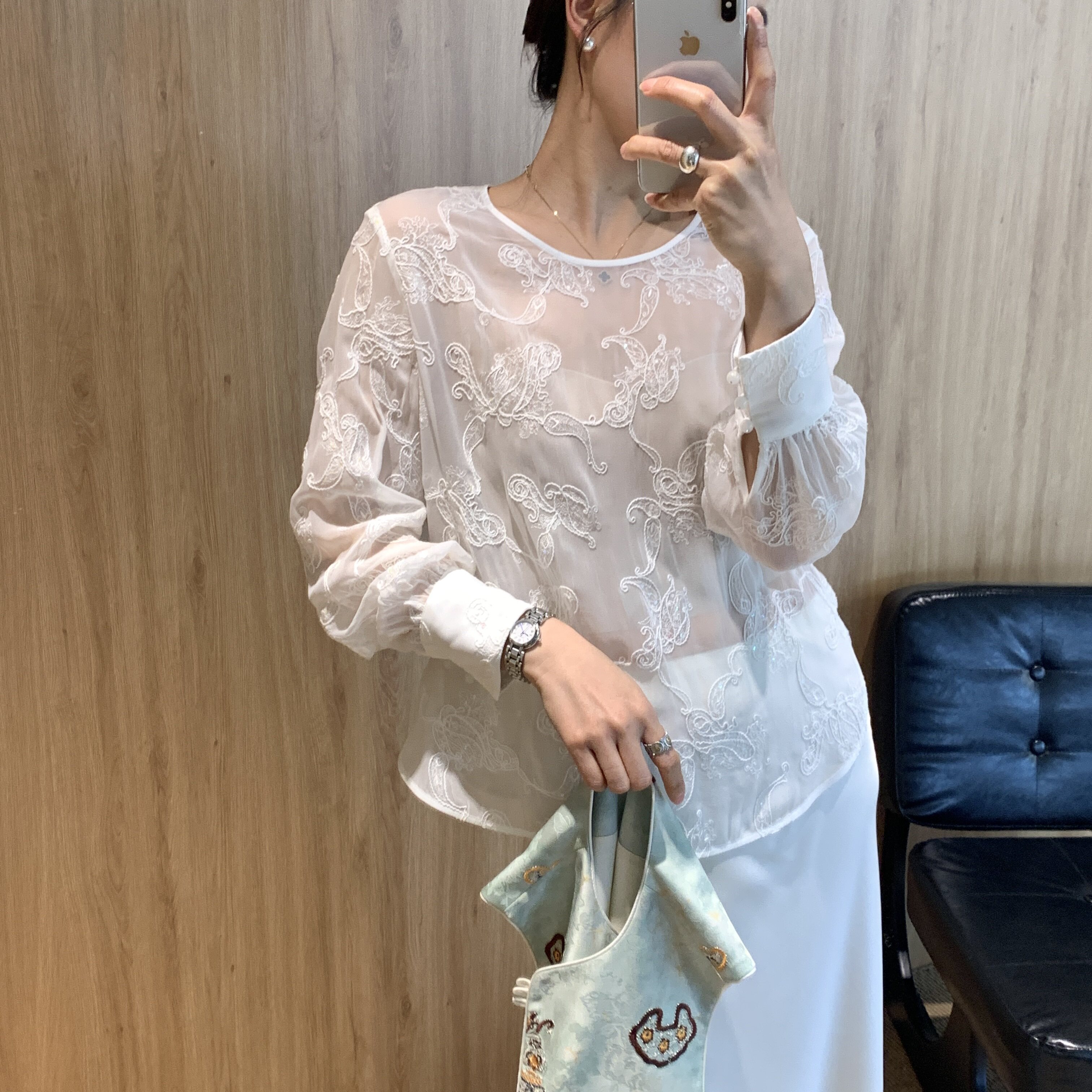 良之可-国风新中式-面料时尚百搭小衫（含100真丝）(不含下装)629