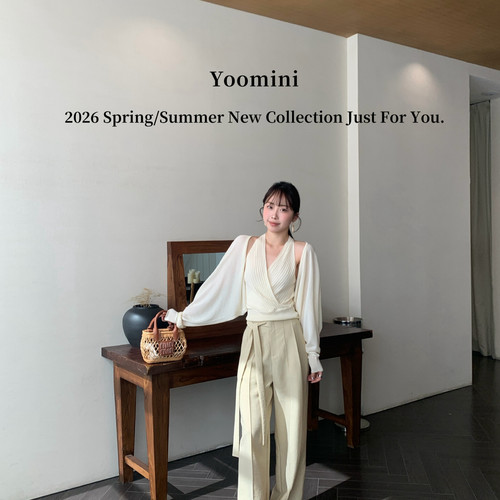 YOOMINI-松弛慵懒感显瘦阔腿裤2026初春休闲裤(OWENANA)Y11214-SH