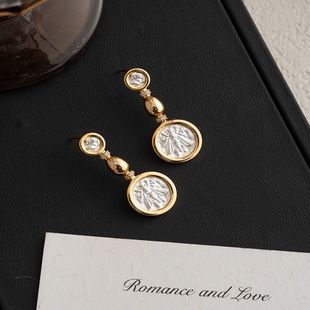 宫廷古币耳环爆款高级感耳饰欧美浮雕狮蜜蜂耳坠复古项链耳环套装