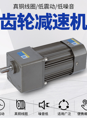 180W200W250W300W220V交流齿轮调速/减速电机6IK250RGN-CF马达