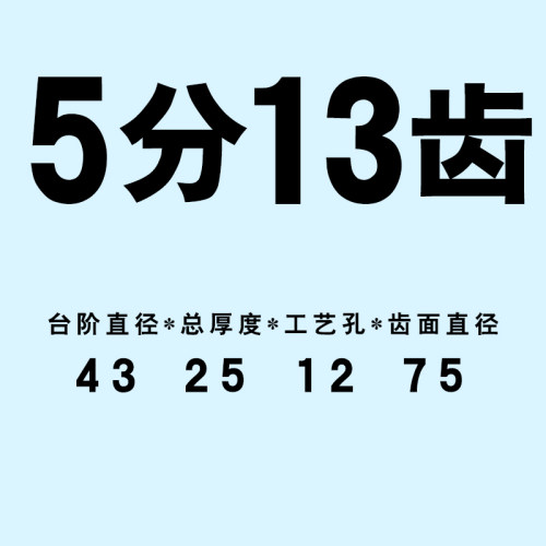 定做加工5分10A工业链轮台轮凸台链条10 11 12 13齿双排链轮齿轮