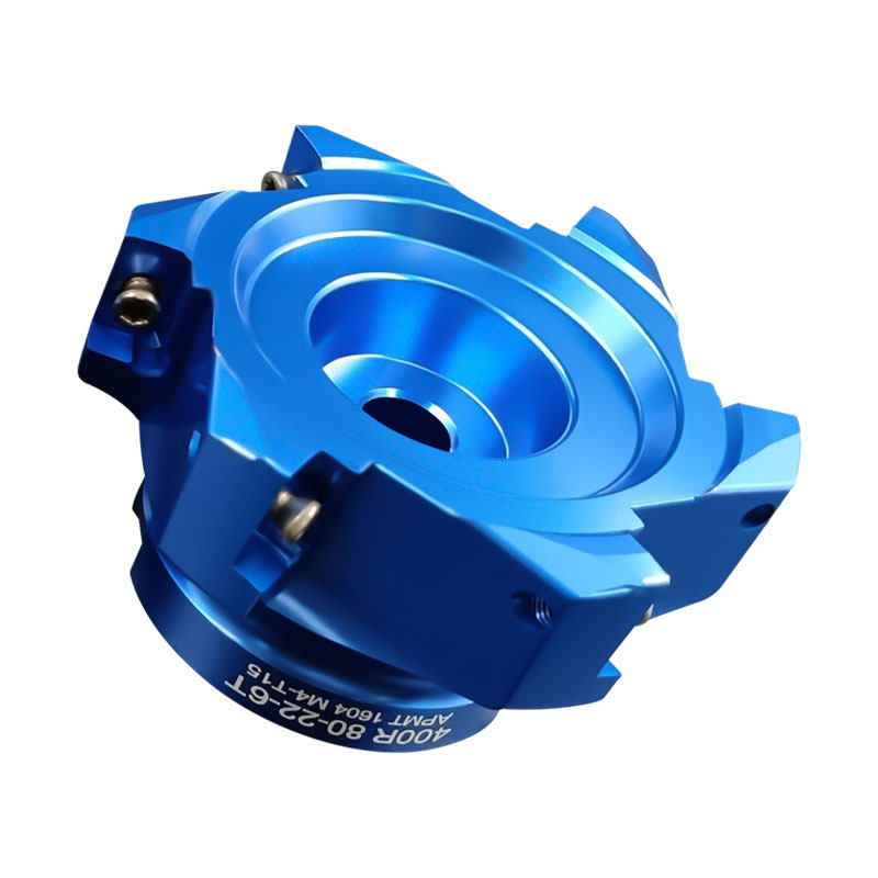 CNC铝用铣刀盘400R KM12高光高速镜面1604直角铣刀盘90度航空铝制