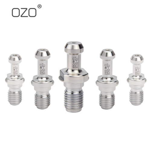 OZO 精密数控刀具BT30 BT40 BT50刀柄拉钉螺钉拉杆45度加硬60度