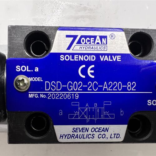 台湾7OCEAN七洋DSV-G02-2C/2A/2N/8C/DSD-G02-6C-DC24/110V电磁阀