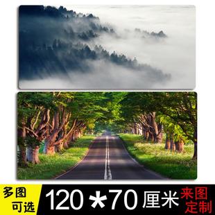 120 超大号办公桌垫键盘垫 70鼠标垫超大 游戏可爱卡通动漫周边