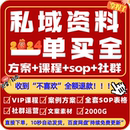 全套sop表格 2024私域流量运营课程VIP 话术 社群运营视频课程