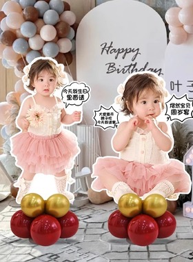 周岁生日人形立牌百日宴布置迎宾牌满月宝宝头像照片百天装饰kt板