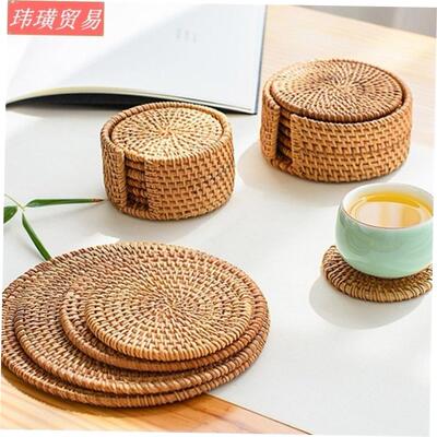 Placemat Pad Coasters Kitchen Table Mats rattan coaster