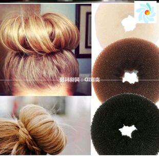 3pcs Hair Styling Donut shaper Magic Sponge Bun Ring Maker