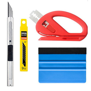 4Pcs/Set Car Foil Tool Vinyl Wrap Film Auto Wrap Tools Kit A
