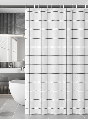 Waterproof bathroom shower curtain shading curtain all warm