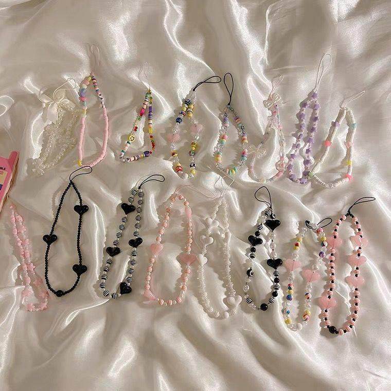 ccd相机挂绳手腕链佳能富士索尼串珠挂绳相机装饰配件ccd链条绳子