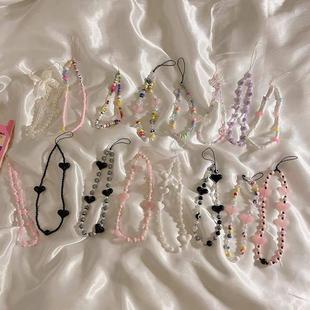 ccd相机挂绳手腕链佳能富士索尼串珠挂绳相机装饰配件ccd链条绳子