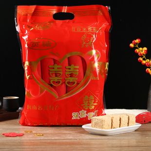 順昌福白水貢糖全皮2000g閩南漳州龍海特產花生酥喜糖糕點茶 包郵