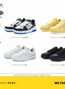 We flower小花鞋明星同款小白鞋新款春季运动休闲鞋男女百搭板鞋