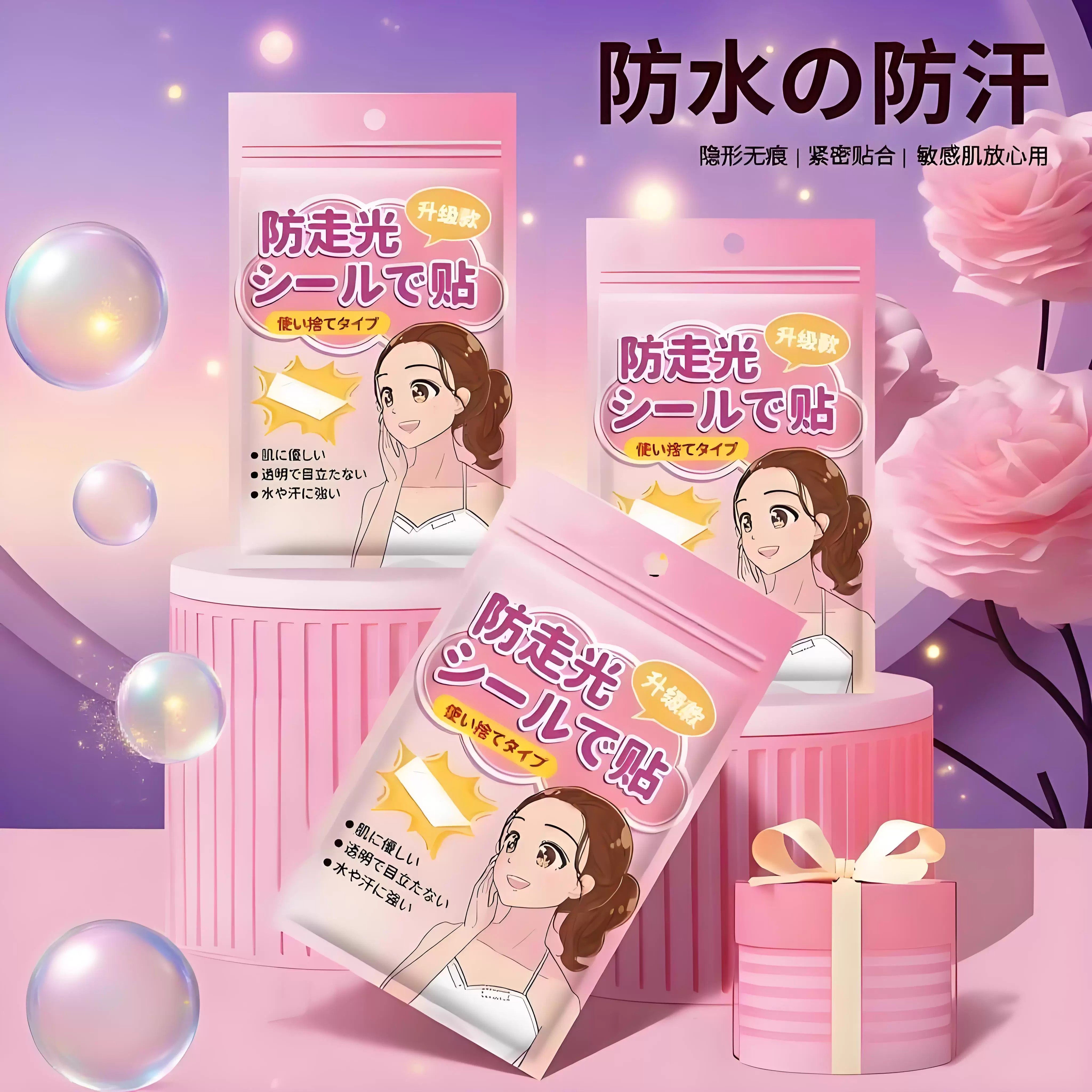 胸口防走光贴低领吊带裙隐形神器
