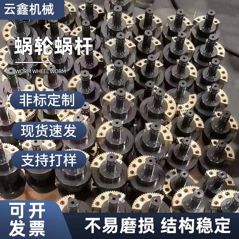 厂家供应机械非标传动件蜗轮蜗杆套装 电机减速机蜗轮蜗杆