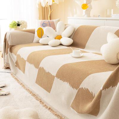跨境懒人ins风沙发盖布高级感四季通用全盖毯子大尺寸套罩巾百搭