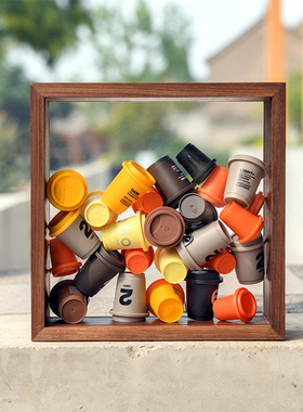 双面透明相框5cm立体中空亚克力标本展示框a3实木盲盒干花框定制