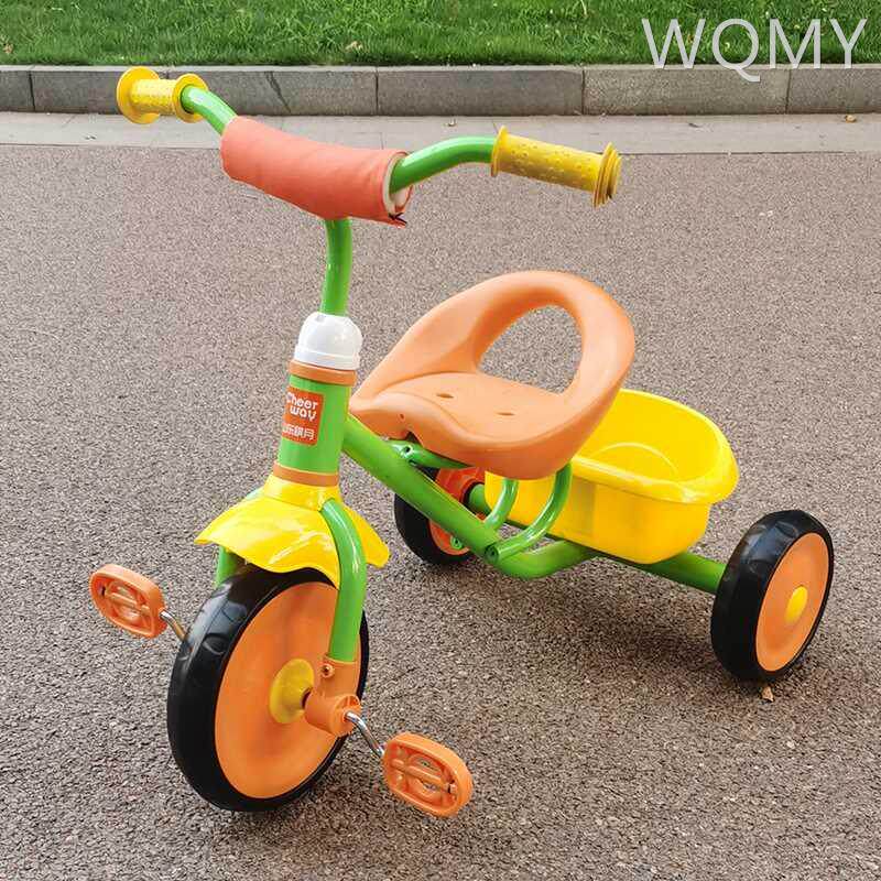 祺月儿童三轮车1-3岁小车子幼童推车脚踏车宝宝2-5岁小孩自行童车