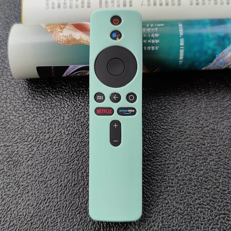 盒子国际版遥控器套软硅胶保护x套MiBoX S机顶盒海外版防摔套