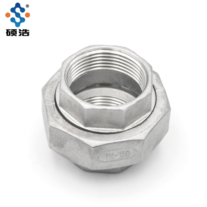 304不锈钢6分水管水暖配件大全内丝直接对丝内外丝三通弯头活接头