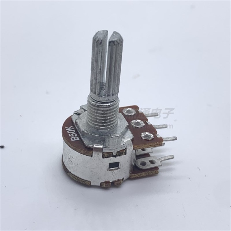台产148型SONG双联B50K B100K音量可调电位器15000次长寿命20花轴
