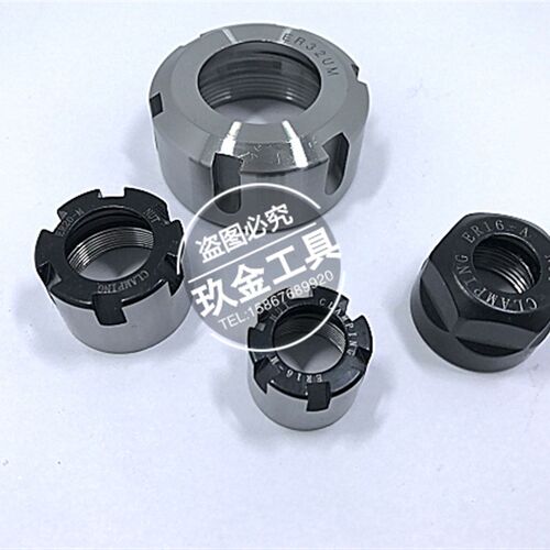 BT40 ER8 11 16 20 25 32 40刀柄NUT 刀杆配件 A型 M型锁紧螺母