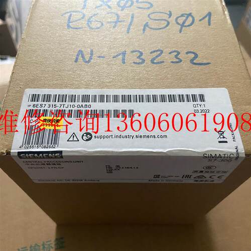 （请询价）全新CPU模块6ES7315-7TJ10-0AB0 6ES7 3议价