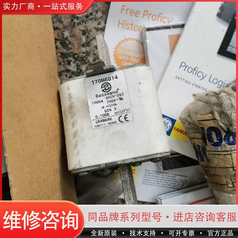 可维修巴斯曼熔断器170m6814。1个。200元