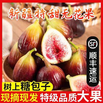 新鲜红皮无花果5斤孕妇水果应当季大果青红皮鲜果整箱非威海